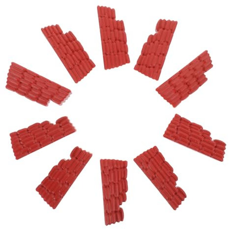 DIYEAH Bunker Für Aquarium 50 Stück Sandsackbunker Spielzeug Camoing Sandtasche Toys Sandsack-Bunker- Sandkastenfigur Selber Machen Sandsack-Bunker-Modell- Soldat Kampfszene Zubehör Plastik Green