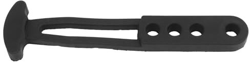 Rubber Boat Telescoping Ladder Strap, Heavy Duty Boat Safe Retaining Latch Band, Enhanced Safety for Pontoon Yacht Roof Telescoping Ladders for Boats (Adjustable 4 Holes)