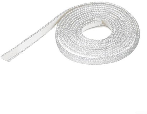 FACULX Junta de calefacción ligera para estufa de pellets, sello de cinta para chimenea, sello de cuerda plana, 12 mm x 3 mm, fácil instalación (400 cm)