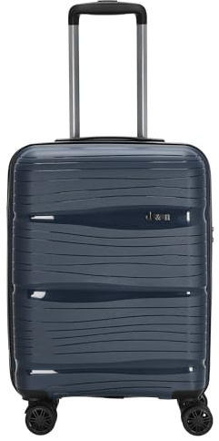 D&N Travel Line 4300-4-Rollen-Kabinentrolley S 55 cm dunkelblau