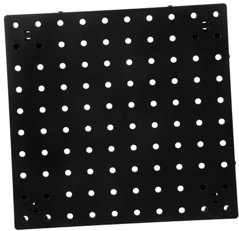 TOGEVAL Garage Tool Rack Wall Mounted Storage Bins Plastic Pegboard Panel Wall Organizer for Workshop