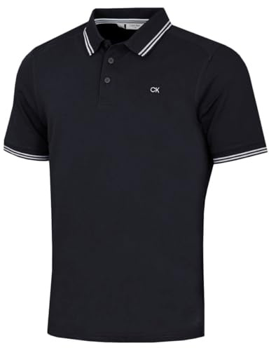 Calvin Klein Herren 2026 Campus Tipped leicht Golf-Poloshirt