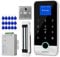 ReaIOKbii Bluetooth tuya app sistema di controllo accessi kit RFID controller tastiera intelligente per impronte digitali 180KG / 350LB serratura magnetica IC portachiavi apriporta 13.56MHz