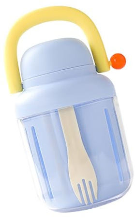 YUGSHNKFC Shaker à légumes et fruits avec compartiment à sauce amovible, récipient de rangement portable de grande capacité pour petit déjeuner