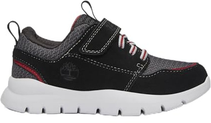 Timberland Boroughs Project Low Hook & Loop Sneaker Black Suede, 3