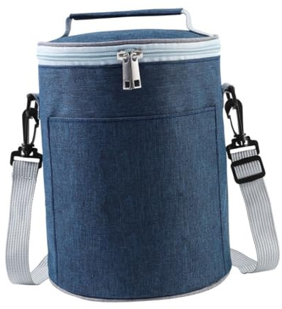 BIUDECO Bolsa Térmica para Comida con Aislamiento de Oxford Resistente al Agua Abrasión Bolsa Isotérmica para Almuerzo Portátil y Ligera para Trabajo Escuela y Camping