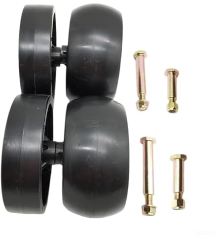 4 Stück 5 Zoll Rasentraktor Deck Räder kompatibel mit 73404155 7340973 9340973 für 1120677 120337 RZT50 LT5000 LT2000 PYT9000 LT1042 LT1045 Schwarz