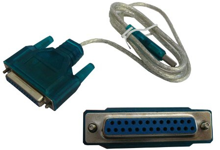 KALEA-INFORMATIQUE LPT Cable convertidor de Paralelo IEEE1284 a USB con Conector DB25 Hembra. Longitud 1,2M