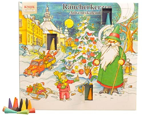 Räucherkerzen Adventskalender mit 24 himmlischen Düften (Seiffen)