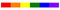 EROSPA® Auto-Aufkleber - Streifen - Rainbow/Regenbogen - Car-Sticker - Gay Pride LGBT