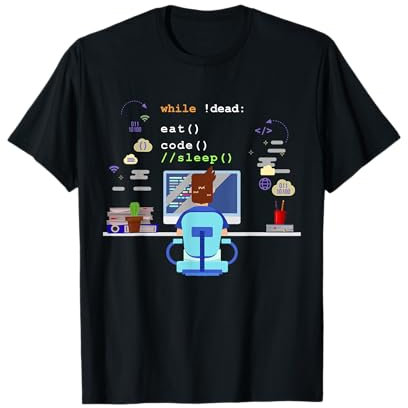 Eat Sleep Code Computer Science Programming Shirt T-Shirt
