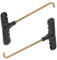 None Branded 2 Pack Trampoline Tools Spring Pull T-Hook Metal Tent Peg Puller for Jumping Trampoline