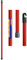 PALO PARA FREGONA CON ENGANCHE MONOCLICK ROJO 140CM 112139 VILEDA