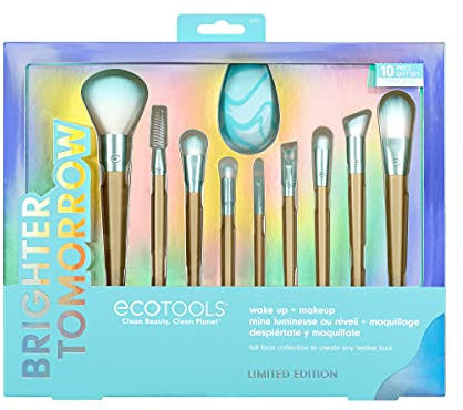 ECOTOOLS Bright Tomorrow Set mit Make-up-Pinseln Wake Up + Makeup