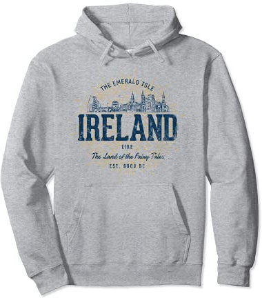 Ireland retro Stil Vintage Irland Pullover Hoodie