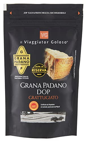 Il Viaggiator Goloso Grana Padano DOP Oltre 20 Mesi Grattugiato, 80g
