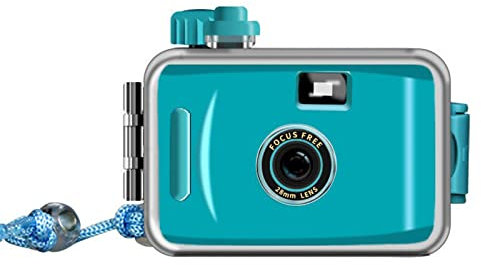 HOJO Disposable Camera Single Use Film Camera/Reusable 35mm Film Camera,One time Imaging,5m Waterproof,Retro Style Film Camera Multipack (Bronze,Basic)