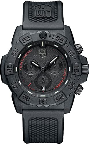 Luminox Herren Armbanduhr in der Farbe Silber mit Armband aus Edelstahl, Wasserdichtigkeit: 20 bar, Gehäusedurchmesser: 44 mm, XS.3123M.Set