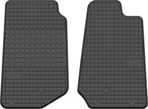 Vorne Gummimatten Gummi Fußmatten für Jeep Wrangler JK III (2007-2018) 2 teilig - Passgenau