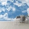 MUNXIN WALLPAPER Papier Peint Panoramique Ciel Nuages Blancs Papier Peint 3D Intissé Decoration Murale Chambre Salon