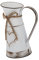 ABOOFAN Metal Vases for Flowers Rustic Jug Vase Farmhouse Decorative Galvanized Pitcher Vintage Flower Vase for Home Decor, Photo Props