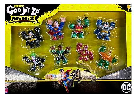 Heroes of Goo Jit Zu DC COMICS Minis - Paquete de 8 figuras