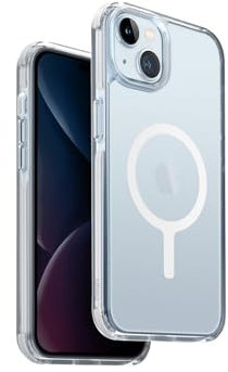 UNIQ Combat-Handyhülle, kompatibel mit iPhone 15 Plus, MagClick, magnetisch, kompatibel mit iPhone 15 Plus, Weiß