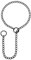 Eigso Womens Heart O Chain Ring Slip Lariat Y Necklace Choker Unisex Vintage Mode Punk Rave Party Hals Schmuck Accessoire für Frau Mann