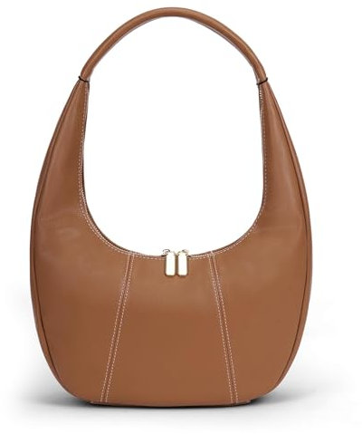 GSenhui Handtasche Hobo Shoulder Bag Vintage Achseltasche PU Leder Kleine Umhängetasche Damen Schultertasche mit Reißverschluss Klein Tragetasche Elegant