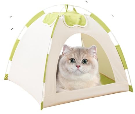 Niche Chat Interieur, Lit Chat Intérieur, Maison Chat, Tente Chat Lit Chaton, Lits Grottes Intérieurs Pliables pour Petits Chiens Lit D' Tente pour Chats/Petits Chiens,50x50x45cm