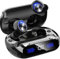 Auriculares Inalambricos Bluetooth con Cancelacion Impermeables hasta 200H, Audifonos Inalambricos Bluetooth 5.3, Reducción de Ruido ENC CVC8.0, IPX7 Impermeable, Carga Rápida USB-C, Cascos ZenStreams