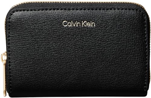Calvin Klein Women’s Medium Foil Logo Zip Around Purse
