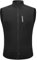 WOSAWE Fahrradweste Herren Damen Wasserabweisend Atmungsaktiv Laufweste Winddicht ärmellos Jacke (Upgrade Schwarz, L)