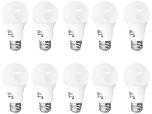 JANDEI – 10 x E27 LED-Lampen, 10 W, (entspricht 90W), 1000 Lumen, 330° Öffnung für Deckenleuchten. Perfekt für Zuhause, Schlafzimmer, Flur, Büro. (3000 K Warmweiß)