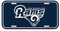 Offizielles NFL Schild, Tafel Los Angeles Rams in 15x30 cm