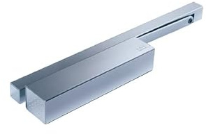 Ferme-porte TS93 G25 sans bras DORMA - Argent - Force 2 à 5 - opposé aux paumelles - 43070001