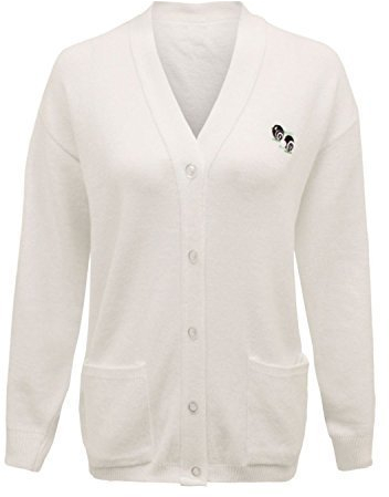 Lawn Bowling Ladies Bowls Wear Cardigan Full Sleeve with Buttons White