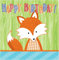 Creative Converting Ladybug Fancy Happy Birthday Servietten, 16 Stück Lunch Waldfuchs