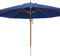 anndora® Sonnenschirm Marktschirm Gastronomie ø 4 m rund - mit Winddach Navy Blau