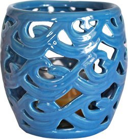 PartyLite Votivkerzenhalter La Onda, blau