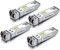 10Gtek 4-Piezas 10G SFP+ SR Multimodo Transceiver, 10GBase-SR LC Módulo Compatible para Cisco SFP-10G-SR, Meraki, Mikrotik S+85DLC03D, Ubiquiti UniFi, Netgear, Zyxel, D-Link, TP-Link, Open Switch