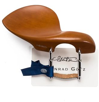 Conrad Gotz Violin Chinrest ZK305, Boxwood, 2.36 x 5.04 x 1.02 inches