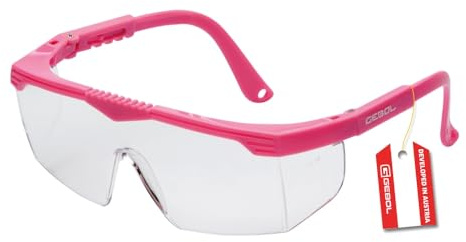 Gebol Safety Kids Kinder Schutzbrille – extra leichte & kratzfeste Sicherheitsbrille für Kinder, verstellbare Bügel, ideal zum Heimwerken & Basteln