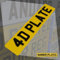 4D Acrylic Number Plate
