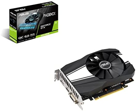 ASUS Phoenix GeForce GTX 1660 Super OC Edition 6 GB GDDR6, Scheda Video Gaming, Dissipatore Monoventola WingBlade per HTPC e Tecnologia Auto-Extreme
