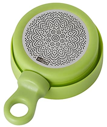 AdHoc TE33 Magnetischer Teefilter mit Abtropfständer MagTea, grün, Kunststoff/Edelstahl