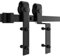 HOCONNIE 8.2FT/250cm Porte de Grange Coulissante Rail de Porte Coulissante Kit Coulissant pour Porte de Grange pour Double Porte