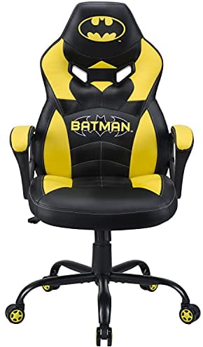 Subsonic Batman - Junior-Spielerstuhl - Spielerstuhl Büro - Offizielle Lizenz DC Comics