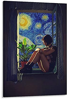 GNKIO Léon Perfect Killer Portman Natalie Hershlag Leinwand Kunst Poster und Wand Kunst Bild Druck Moderne Familie Schlafzimmer Dekor Poster 24x36inch(60x90cm)