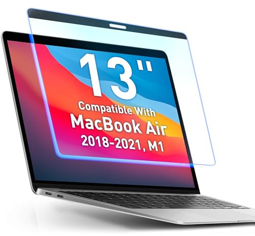 VINTEZ Magnetic Blue Light Screen Protector Compatible With MacBook Air 13 2018, 2019, 2020, 2021, M1 Anti Blue Light Blocking Filter for Laptop